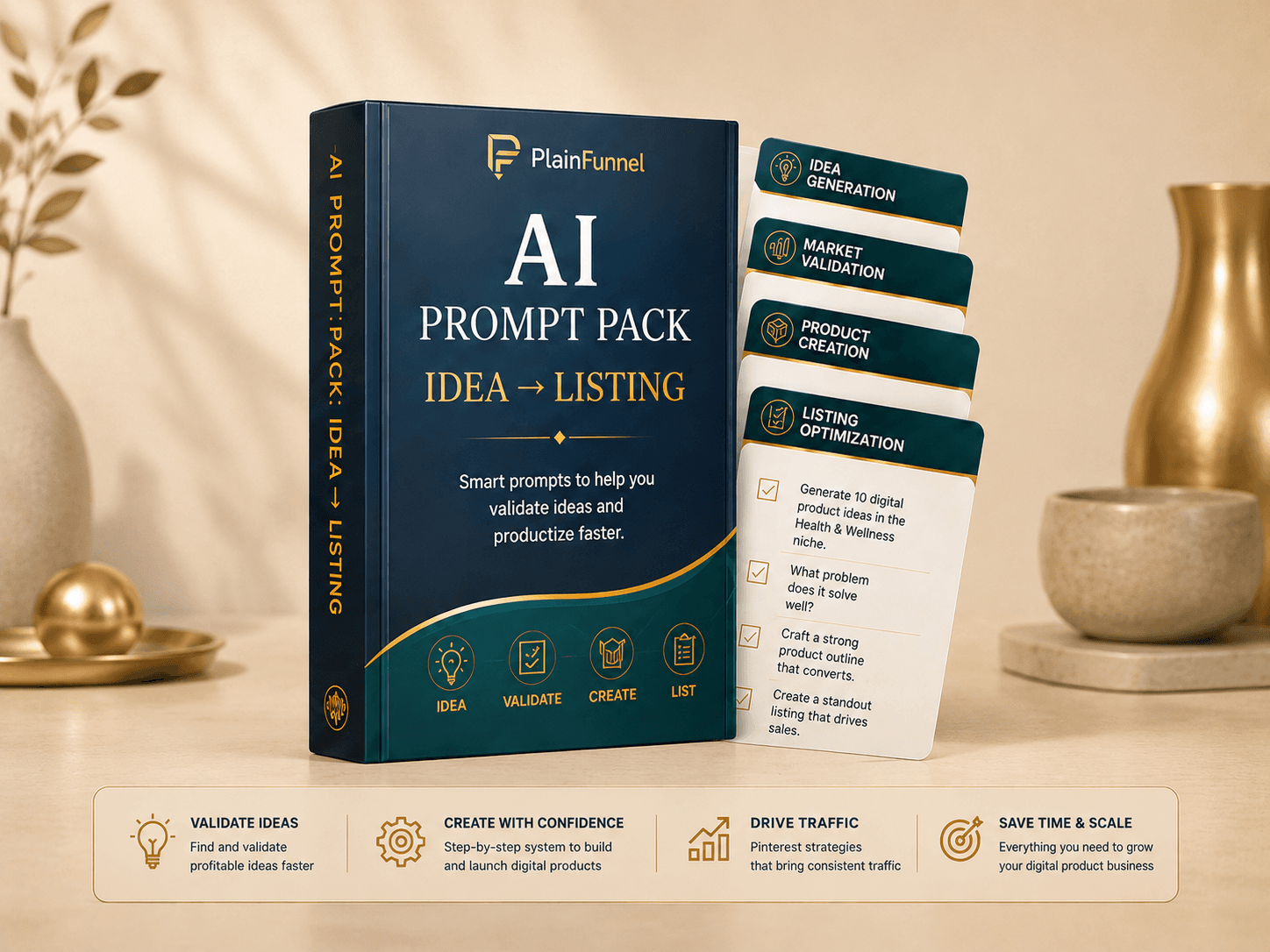 AI Prompt Pack: Idea → Listing